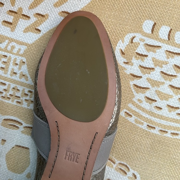 Frye Terri Gold leather mules - Picture 6 of 6